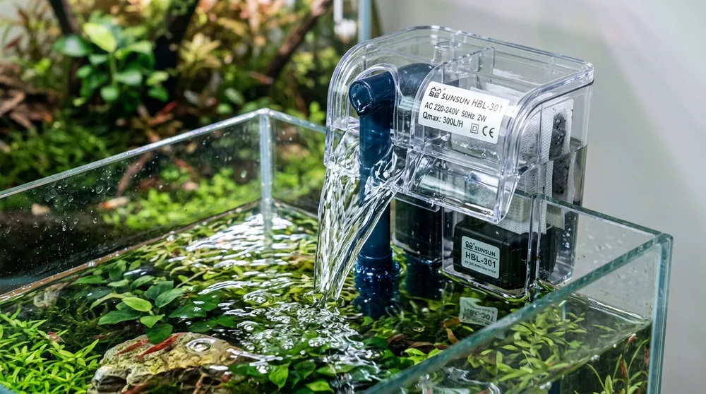 Cách chọn và sử dụng lọc thác mini cho bể cá nhỏ